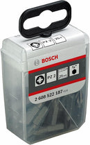 Bosch 25 pcs Extra Hard PH2, 25 mm Screwdriver bits (2608522187)