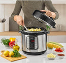 Black & Decker PCP1000-B5 6L Pressure Cooker, Stainless Steel – 1000W