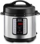 Black & Decker PCP1000-B5 6L Pressure Cooker, Stainless Steel – 1000W
