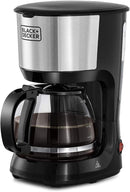 Black & Decker 1.25L 10-Cup Coffee Maker/Machine, 750W (DCM750S-B5)