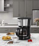 Black & Decker 1.25L 10-Cup Coffee Maker/Machine, 750W (DCM750S-B5)