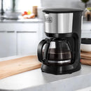 Black & Decker 1.25L 10-Cup Coffee Maker/Machine, 750W (DCM750S-B5)