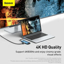 Baseus Metal Gleam Series 8-in-1 Multifunctional Type-C HUB Docking Station
