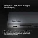 Belkin AVC009BTSGY USB C Multiport Adapter 7IN1