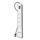 Belkin BSV401AF2M 2.4 Amp USB Charger 4-outlet Surge Protection Strip
