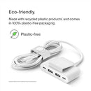 Belkin BUZ001bt2MBKB7 4-Port USB Power Extender with built in 2m Cable