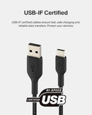 Belkin CAB002BT1MBK Cable Boost charge USB-A to USB-C Braided 1m