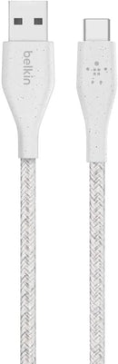 Belkin F2CU069BT04-WHT Cable Duratek Plus USB-C to USB-A WITH STRAP 1m - White