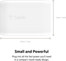 Belkin WCB010myWH Boost charge Pro Dual USB-C 30W Wall Charger
