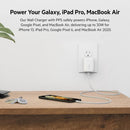 Belkin WCB010myWH Boost charge Pro Dual USB-C 30W Wall Charger