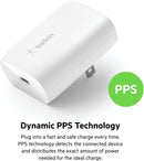 Belkin WCB010myWH Boost charge Pro Dual USB-C 30W Wall Charger