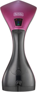 Black+Decker HSTD1600-B5 Handleheld Digital Garment Steamer - 1600W, 180° Swivel Hinge