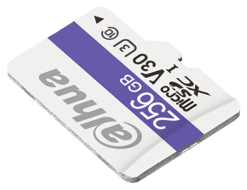 Dahua 256GB C10/U3/V30 MicroSD Memory Card DHI-TF-C100/256GB