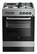 Beko FSET63110DX 3 in 1  Freestanding 60*60 Fan-assisted Dual-Fuel Conventional Gas Cooker