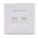 Giganet Dual Faceplate CAT6 UTP
