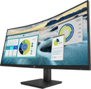 HP P34hc G4 WQHD USB-C Curved Monitor, 1 SuperSpeed USB Type-C 5Gbps signaling rate 1 HDMI 2.0 (21Y56AS)