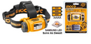Ingco HHL013AAA2 LED Headlamp – Hands-Free, Adjustable & Bright Light