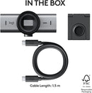 Logitech MX Brio 705 4K Ultra HD Webcam for Business