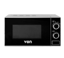 Von VAMS-20MGS 20L Solo Microwave Oven - 700W, 20 Litres, Mechanical Control