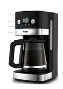 VON VCMD-901DK 1500W Drip Coffee Maker – Fast Brewing, Energy-Efficient & Stylish Coffee Machine for Homes and Offices