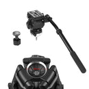 Weifeng WF-717 1.8m Heavy Duty Video Tripod with Fluid Hydraulic Head