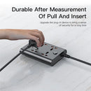 YESIDO MC11 2650W Power Strip 4 UK Sockets + PD + 2 USB Ports Multifunction Power Socket