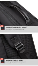 BANGE Business Smart Backpack - Waterproof, Fit 15.6" Inch Laptop Backpack with USB Charging Port, Travel Durable Backpack, Anti-theft Lock