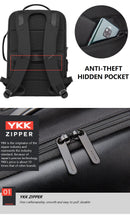BANGE Business Smart Backpack - Waterproof, Fit 15.6" Inch Laptop Backpack with USB Charging Port, Travel Durable Backpack, Anti-theft Lock