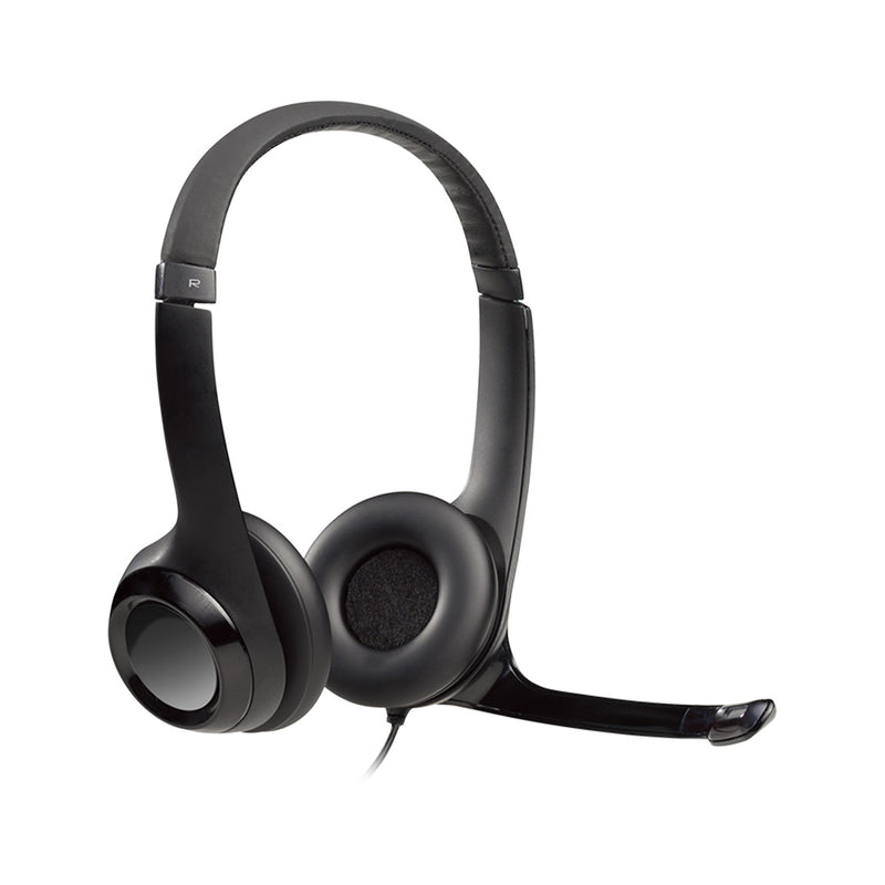 Logitech H390 USB Headset with Noise-Canceling Microphone - 981-000406