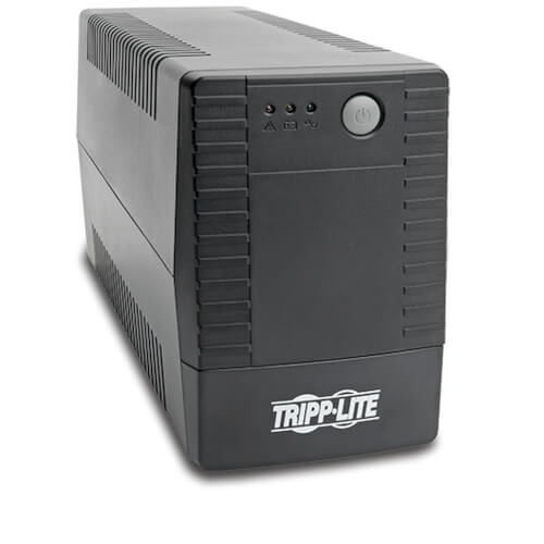 Tripp Lite OMNIVSX650 Line-Interactive UPS - 650VA capacity, Fused C14 inlet , Ultra-compact design saves space
