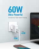Anker PowerPort Atom III (A2322221) Two Ports USBC Wall Charger