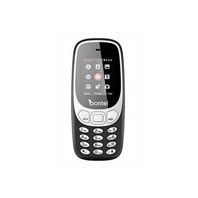 Bontel 3310 Feature Mobile Phone - 1000mAH, Dual SIM