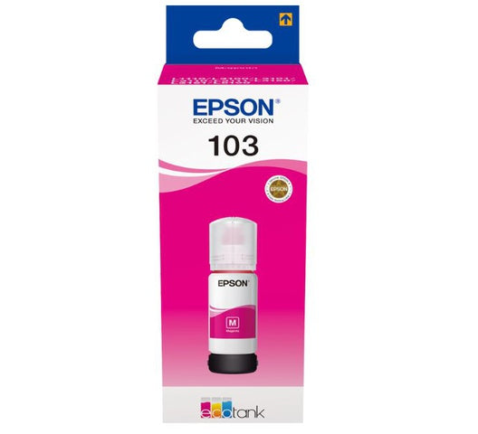 Epson 103 EcoTank Magenta Ink Bottle - 65ml - C13T00S34A