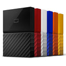 WD My Passport 2TB Portable External Hard Disk Drive USB 3.0 Black (WDBS4B0020BBK-WESN)
