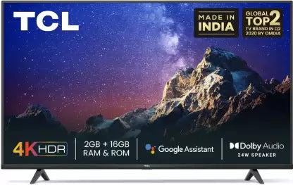 TCL 50 Inch Android QLED 4K/UHD LED TV –(55P615)
