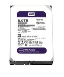 WD Purple 8TB Surveillance Hard Disk Drive - 5400 RPM Class SATA 6 Gb/s 128MB Cache 3.5 Inch - WD80PURZX