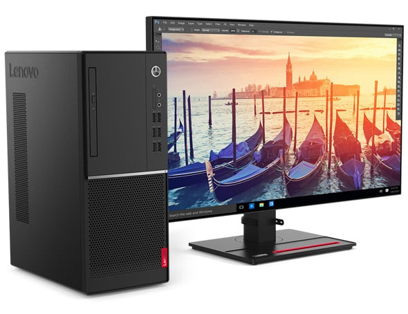 Lenovo V530 TWR Intel Core i7-9700, 4GB DDR4, 1TB HDD, Integrated Graphics, DOS, With 18.5" monitor (11BH001LUM)