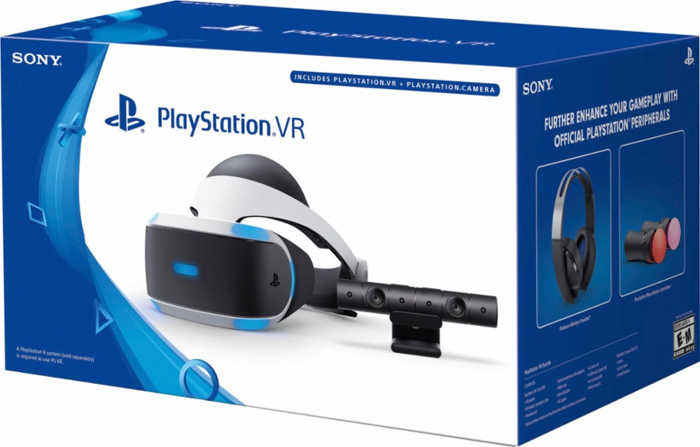 Sony PS4 Accessory VR Headset Camera VR Worlds Move Motion Twin Controller