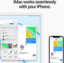 Apple iMac (MJV93AB/A) 24 Inch, Retina 4.5K Display, Chip 8‑core CPU, 7‑core GPU, 8GB RAM 256GB SSD Laptop