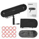 BOYA BY-WS1000 Microphone Blimp Windshield Suspension System with XLR Cable for 20-22mm Diameter Shotgun Microphones for Canon Nikon Camcorder Recorder with Andoer Cleaniing Cloth