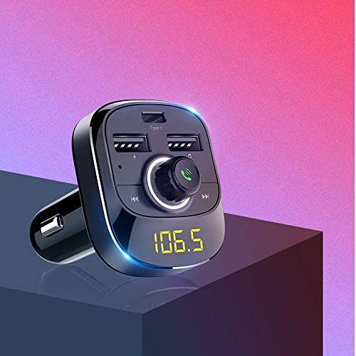 Budi Car Bluetooth FM Transmitter - Support TF Card playing , Stable connection