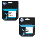 HP 123 Tri-color Original Ink Cartridge-F6V16AE