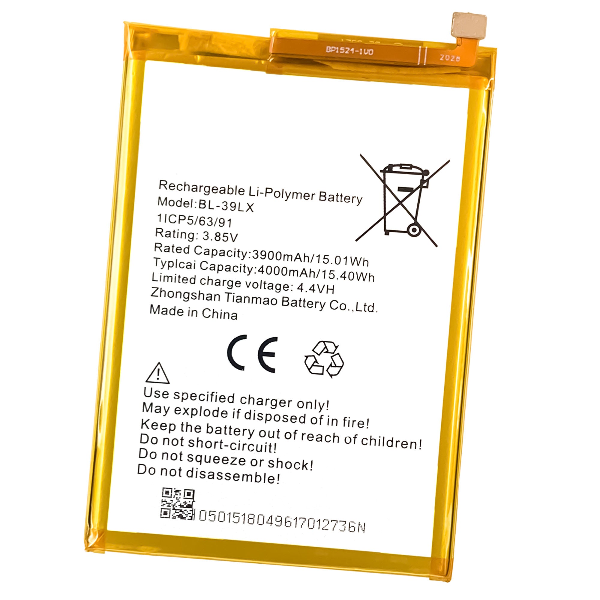 Infinix S5, Smart Smartphone Replacement Battery (BL-39LX