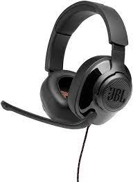 JBL Quantum 200 Wired Over-Ear Gaming Headphones - Compatible with PC, Mac, Xbox, PlayStation, Nintendo Switch, mobile and VR