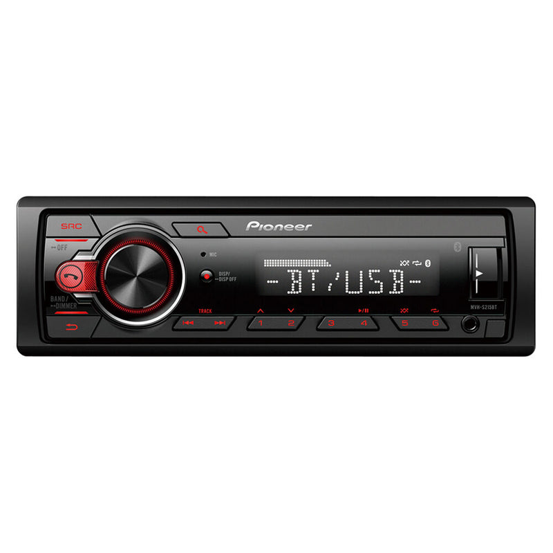 Pioneer MVH-S215BT Single DIN Bluetooth Car Stereo Receiver