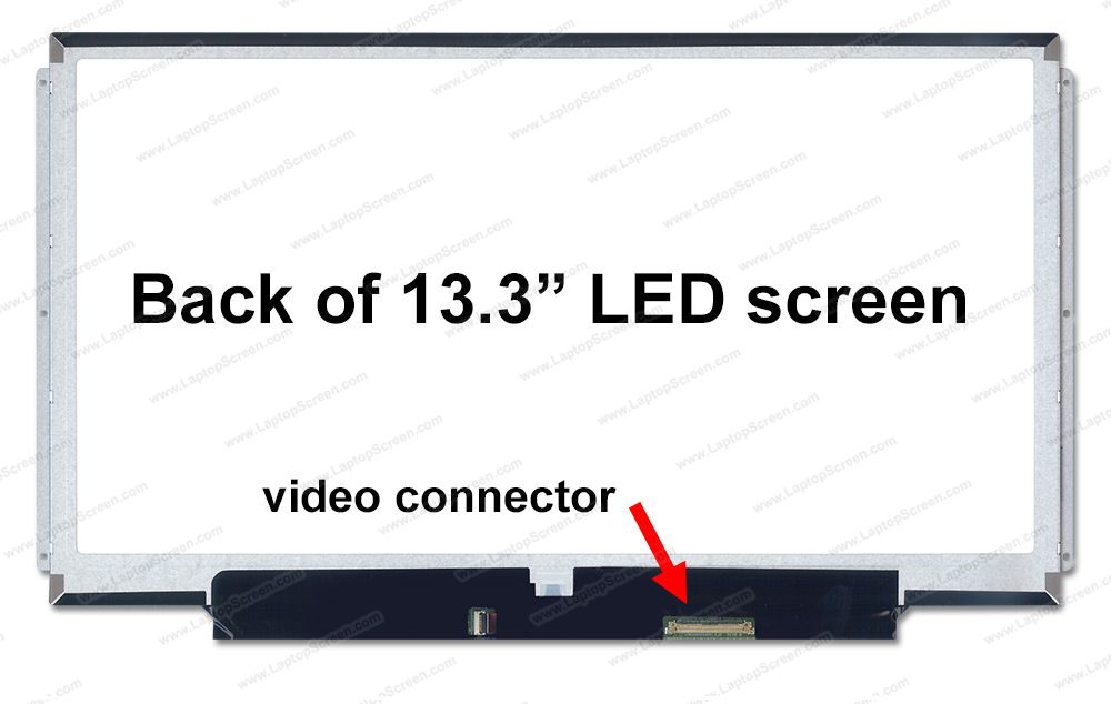 Dalle écran LCD LED 13.3" Pour HP ProBook 430 G1 (C8Y12AV) - Résolution 1366x768 HD, Connecteur 40pin, Brillant - NEUVE, Garantie 1 An
