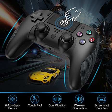 P-02 PS4 Bluetooth Wireless Pro-Controller Gamepad Play Game