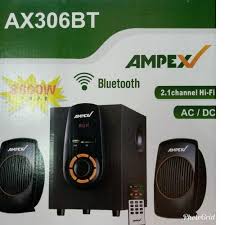 Ampex Ax803 Sound Speaker 2.1 Channel Hi-Fi Woofer