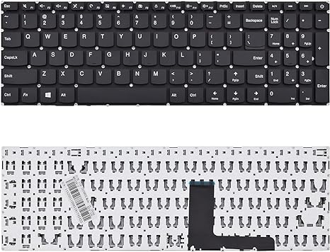 Lenovo Ideapad 110-15IBK Laptop Replacement Keyboard( Also Works With 110-15ACL 110-15AST 110-15IBD Acl E52-80 V110 V310-15ISK V310S 510 )