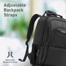 Promate 16 Inch SecureStorage Trolley bag for Laptop with Multiple Large Compartments (Mogul-TR)